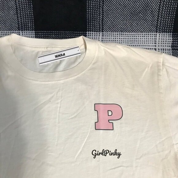 victoria secret PINK shorts OUTFIT IN WHITE SHELL LIMITED EDITION SIZES M-XXL - Picture 3 of 6